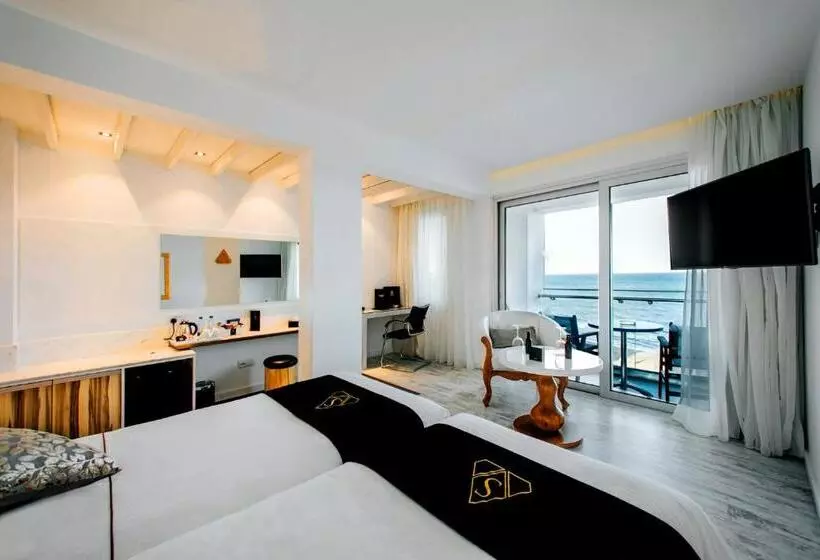 اتاق سوپریور با چشم‌انداز دریا, The Ciao Stelio Deluxe Boutique Hotel   Adults Only