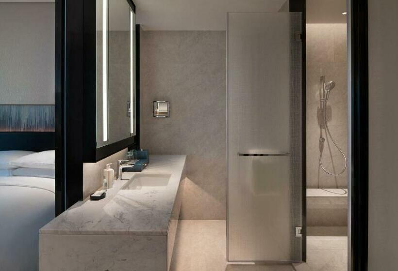 带大床的行政房间, Guangzhou Marriott Hotel Nansha