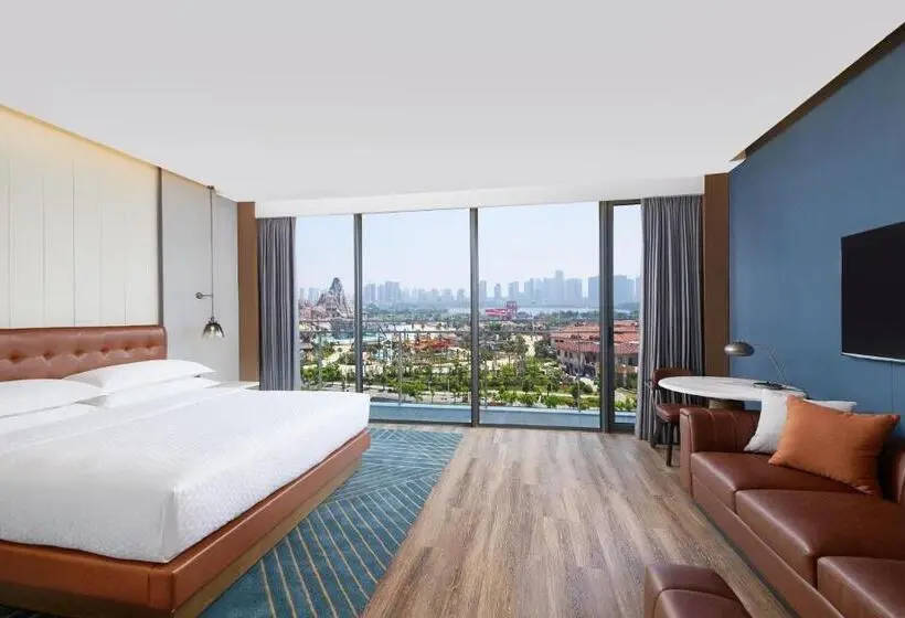 キングサイズベッドのデラックスルーム, Four Points By Sheraton Nanchang, Xihu