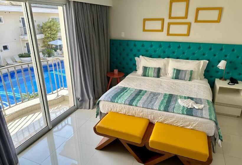 חדר סטנדרט נוף לבריכה, Doral Guaruja