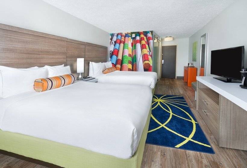 غرفه قياسيه سريرين مزدوجين, Indigo Cleveland Beachwood, An Ihg