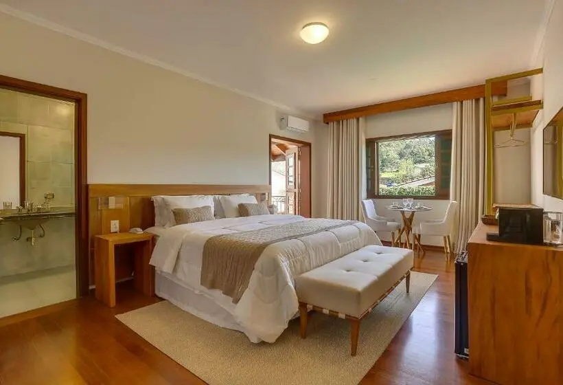 キングサイズベッドのスタンダードルーム, Villa Boréal Hostellerie Pousada Boutique
