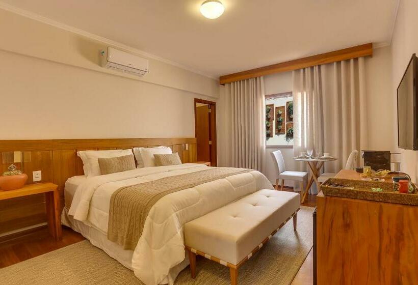 キングサイズベッドのスタンダードルーム, Villa Boréal Hostellerie Pousada Boutique