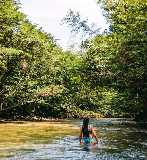 غرفة قياسية مزوَّدة بتراس, Cabaña Vista Hermosa