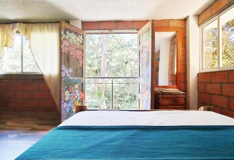 غرفة ديلوكس مزودة بشرفة, Cabaña Vista Hermosa