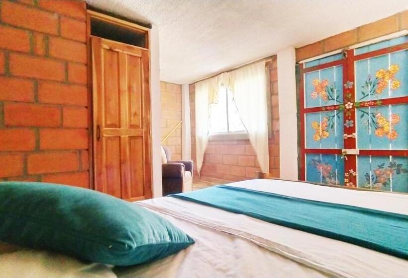 غرفة ديلوكس مزودة بشرفة, Cabaña Vista Hermosa