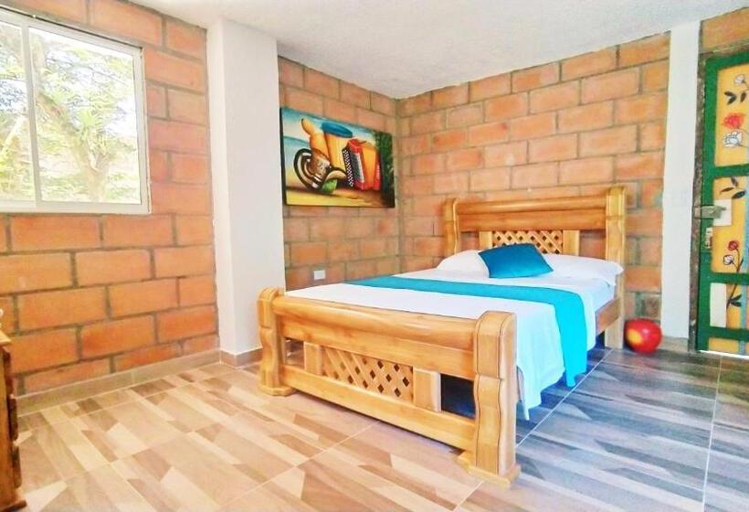 غرفة ديلوكس مزودة بشرفة, Cabaña Vista Hermosa