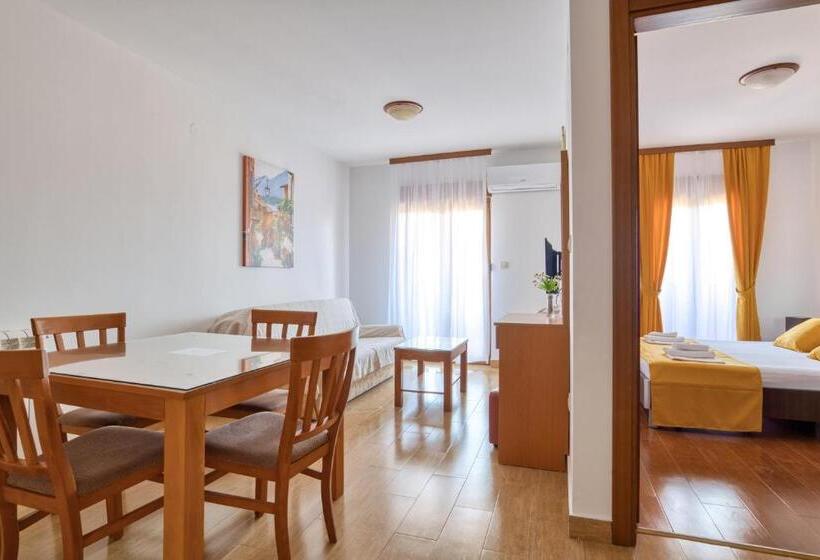 آپارتمان پرمیوم 1 خوابه با چشم‌انداز دریا, Garni Hotel Milica