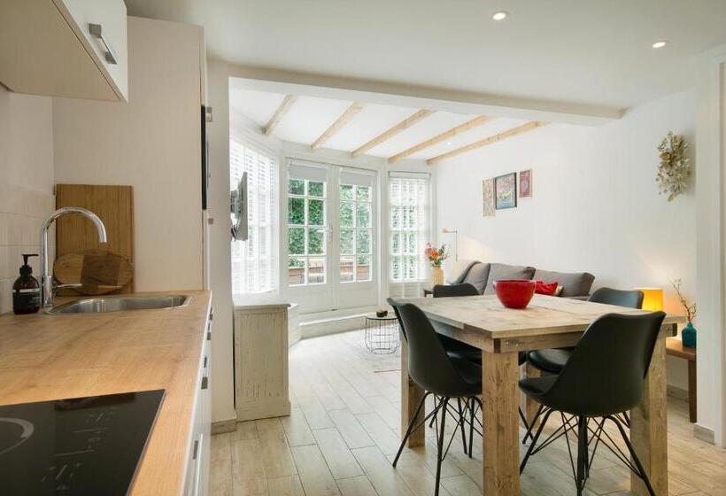 침실 1개 가든 전망 아파트, Karel De Grote Bergen