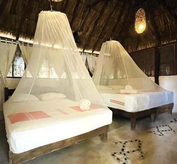 חדר סטנדרט לשלושה, Casa Jade Ecobungalows Las Coloradas