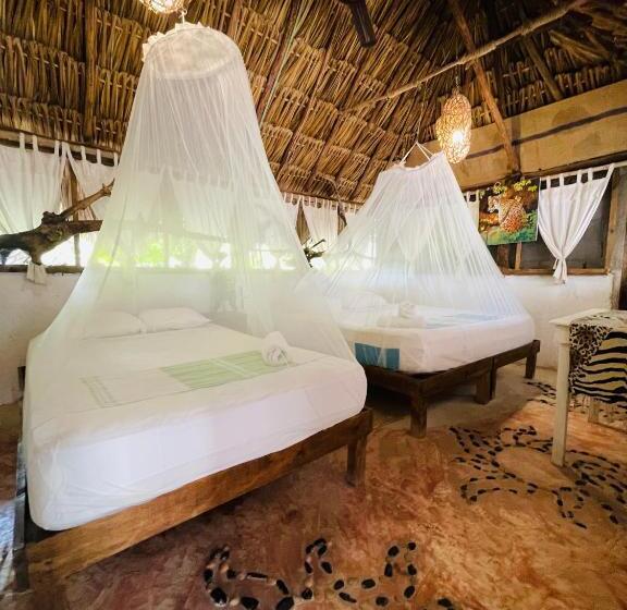 Quarto Triplo Comfort, Casa Jade Ecobungalows Las Coloradas