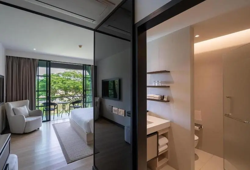 Deluxe-huone King-vuode, Bergh Apton Khao Yai