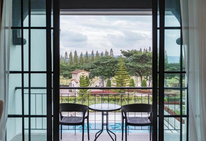 스탠다드 룸 킹사이즈 침대, Bergh Apton Khao Yai