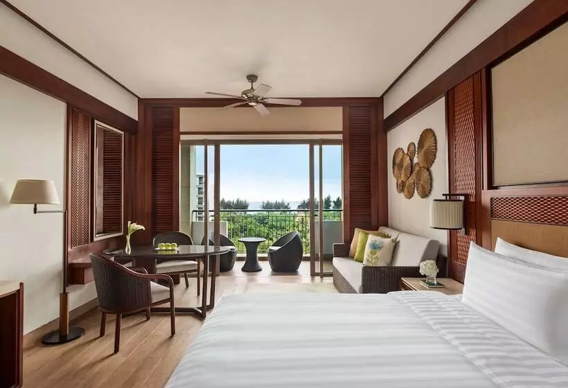オーシャンビューのプレミアムルーム。, Shangrila Sanya