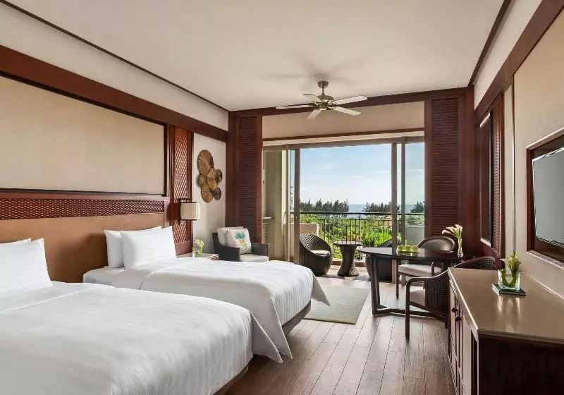 オーシャンビューのプレミアムルーム。, Shangrila Sanya