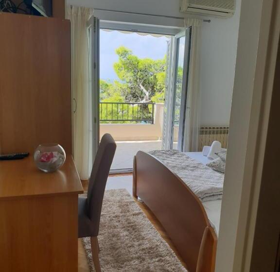 غرفة ديلوكس مطلّة علي البحر, Villa Marija