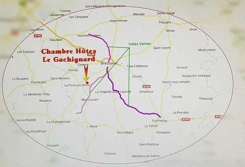ファミリールーム, Chambre D Hôtes Le Gachignard