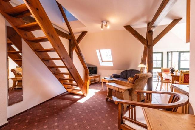 バルコニー付き１ベッドルームアパートメント, Das Gutshaus Solzow Mecklenburgische Seenplatte Müritz