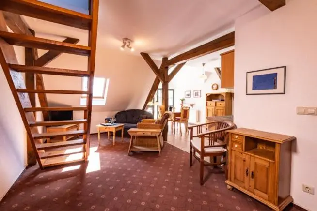 バルコニー付き１ベッドルームアパートメント, Das Gutshaus Solzow Mecklenburgische Seenplatte Müritz