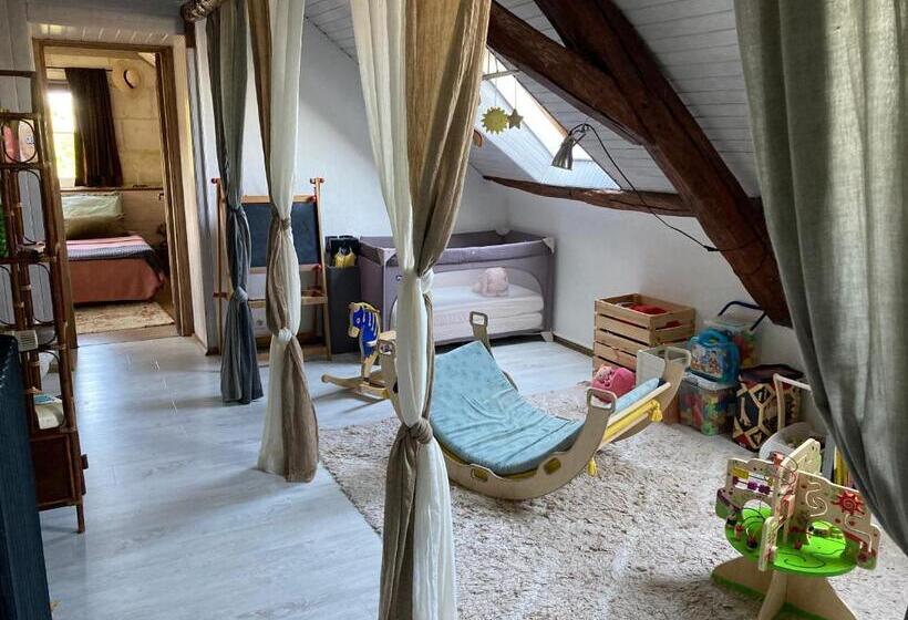 غرفة قياسية ثلاثية مطلة علي الحديقة, Chambre D Hôtes Chez Gustave & Compagnie