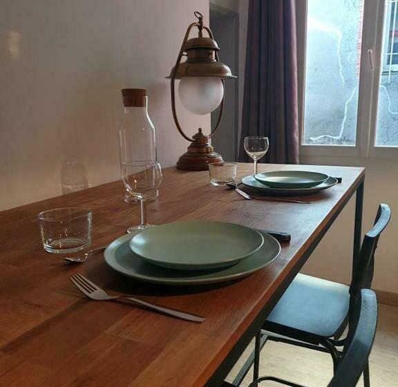 침실 1개 발코니 아파트, Suite Privé Dans Maison De Village