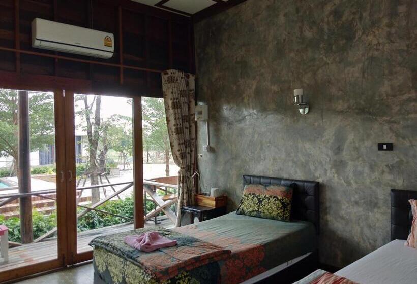 غرفة قياسية مطلّة علي الحديقة, Ingaun Resort Kanchanaburi