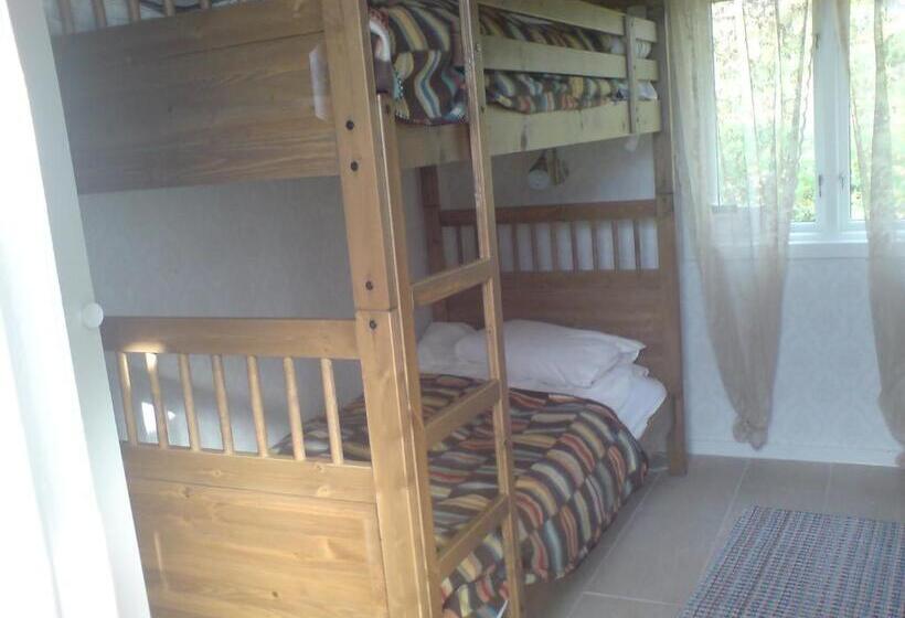 חדר סטנדרטי לארבעה עם חדר אמבטיה משותף, Grindhammaren B&b