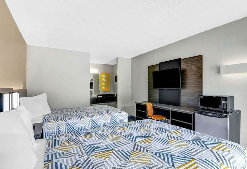 غرفه قياسيه سريرين مزدوجين, Motel 6 Dalton, Ga