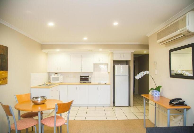 침실 1개 디럭스 아파트, Cosmopolitan Motel & Serviced Apartments