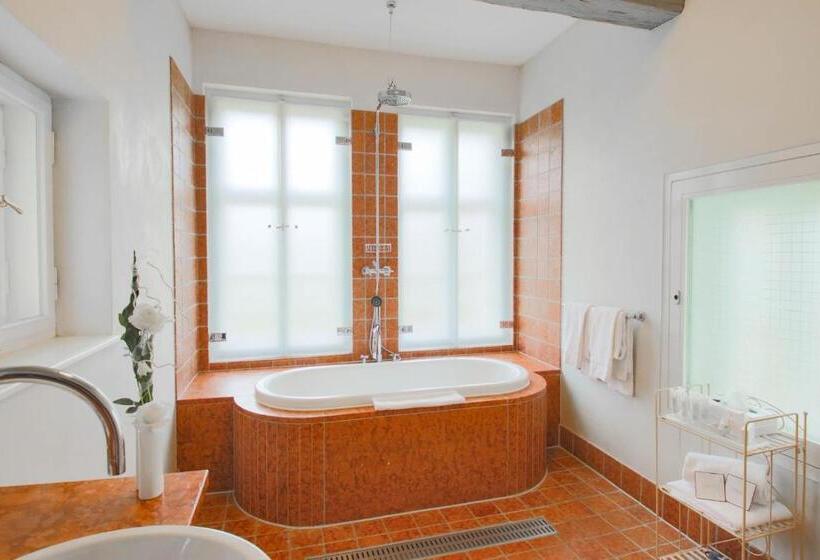 جناح جونيور مزوَّد بشرفة, Schlosshotel Fürstlich Drehna