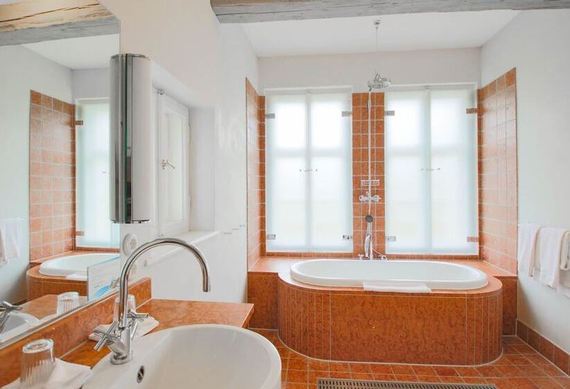 جناح جونيور مزوَّد بشرفة, Schlosshotel Fürstlich Drehna