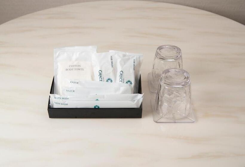 ダブルベッドのベーシックルーム, Shin Yokohama Grace