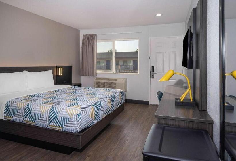 חדר דלוקס, Motel 6fontana, Ca