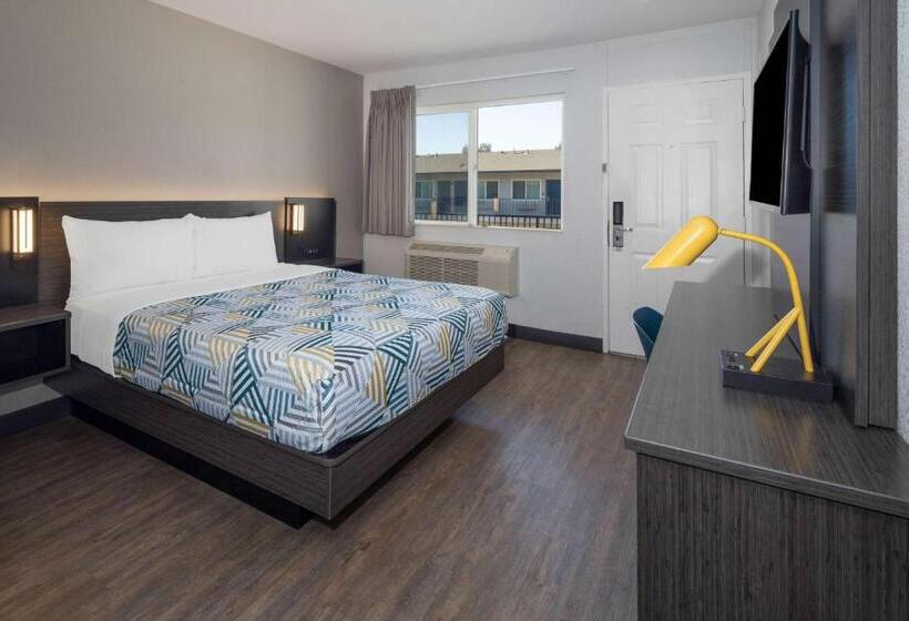 חדר דלוקס, Motel 6fontana, Ca