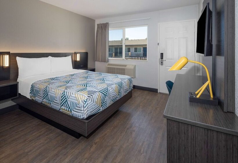 חדר דלוקס, Motel 6fontana, Ca