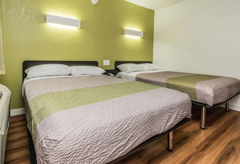 חדר סטנדרט שתי מיטות זוגיות, Motel 6 Fort Worth, Tx North