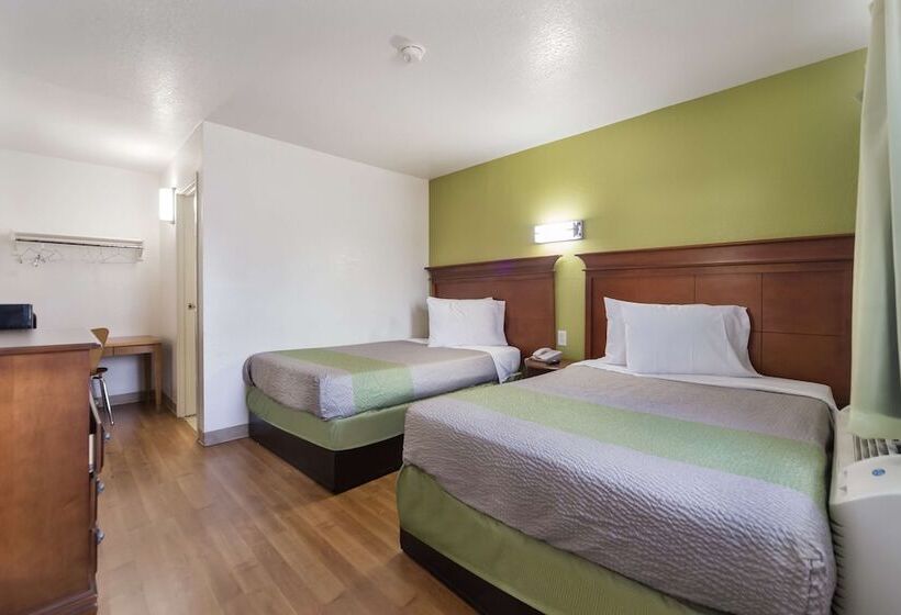 스탠다드 룸 더블 침대 2개, Motel 6meridian, Ms