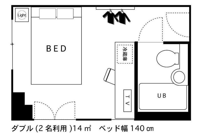 스탠다드 룸, Areaone Takamatsu