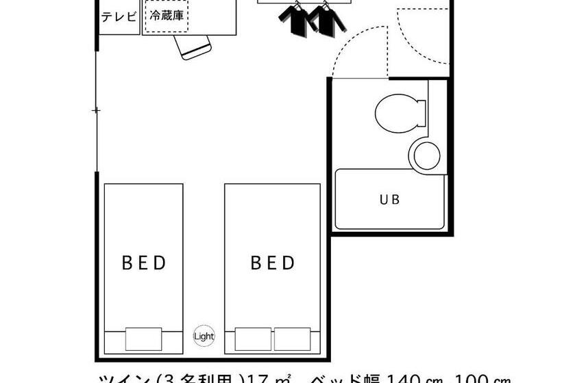 스탠다드 룸, Areaone Takamatsu