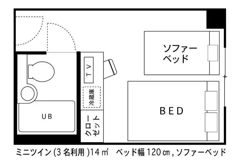 エコノミールーム, Areaone Takamatsu