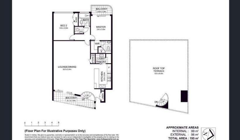 1 Bedroom Penthouse Apartment, Sundeck Gardens