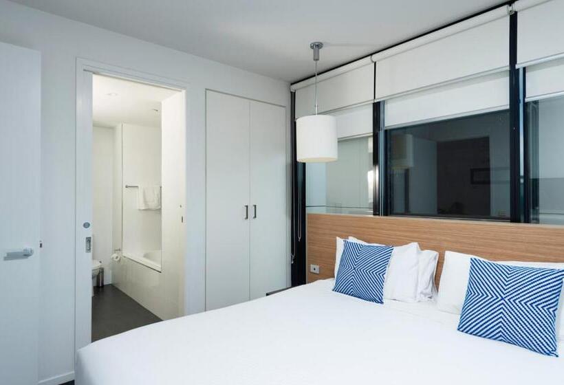 침실 2개 디럭스 아파트, Oaks Vue Suites Geelong