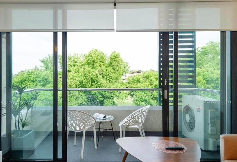 침실 2개 디럭스 아파트, Oaks Vue Suites Geelong