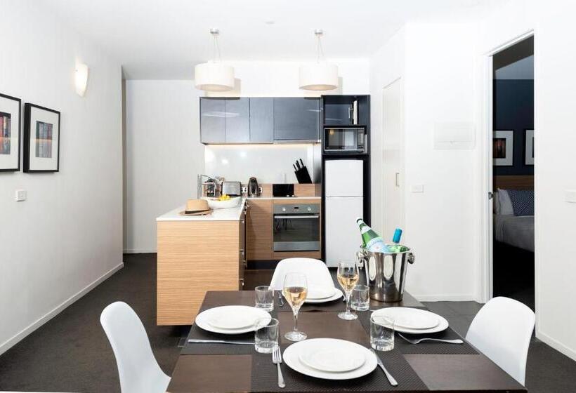 침실 2개 디럭스 아파트, Oaks Vue Suites Geelong