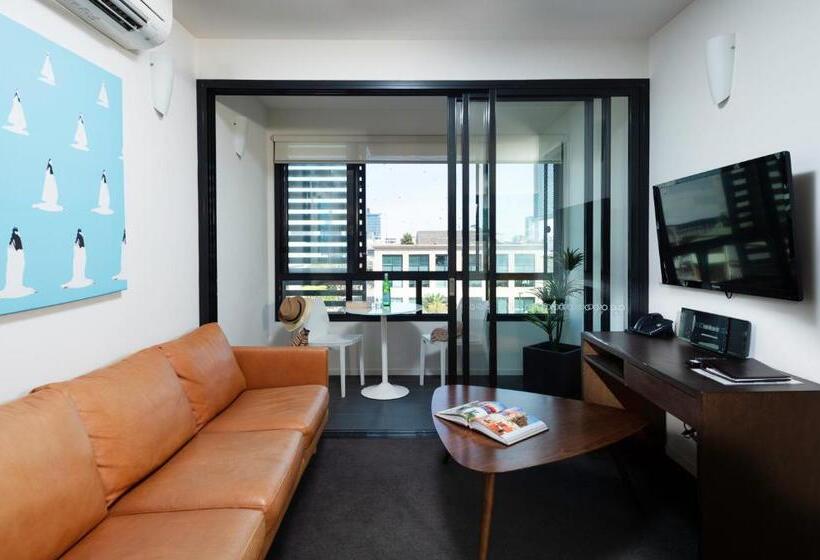 آپارتمان خانواده 1 خوابه, Oaks Vue Suites Geelong