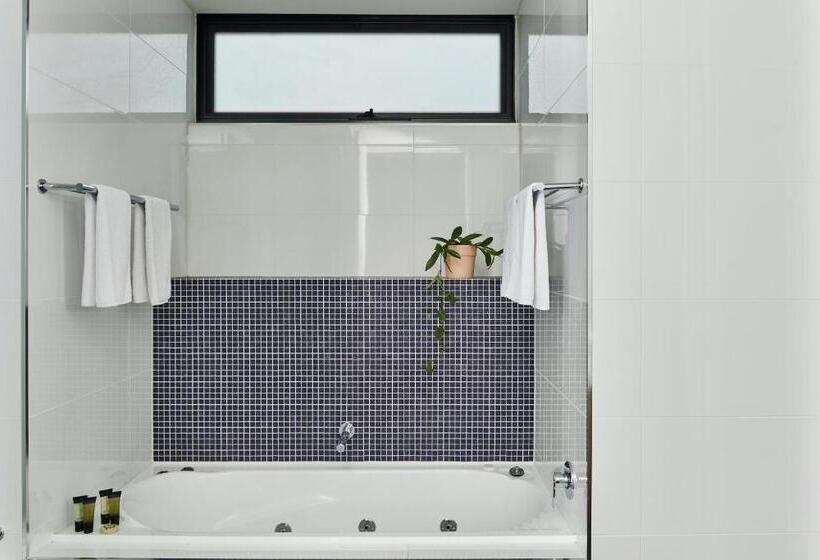 침실 2개 디럭스 아파트, Oaks Vue Suites Geelong