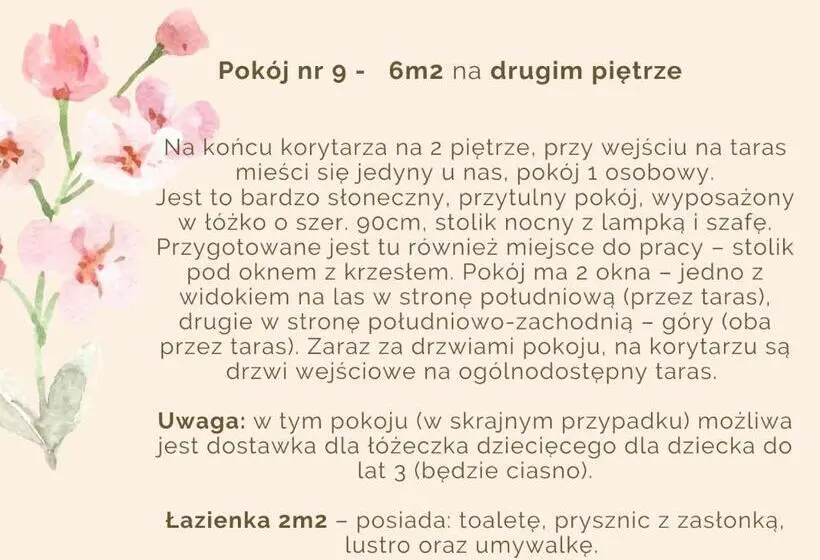Standard Yhden Hengen Huone, Willa Jodła Wisła