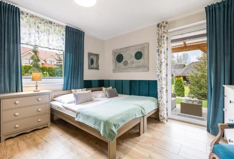 テラス付き１ベッドルームアパートメント, Apartementy   Weranda   Z Ogrodem W Centrum