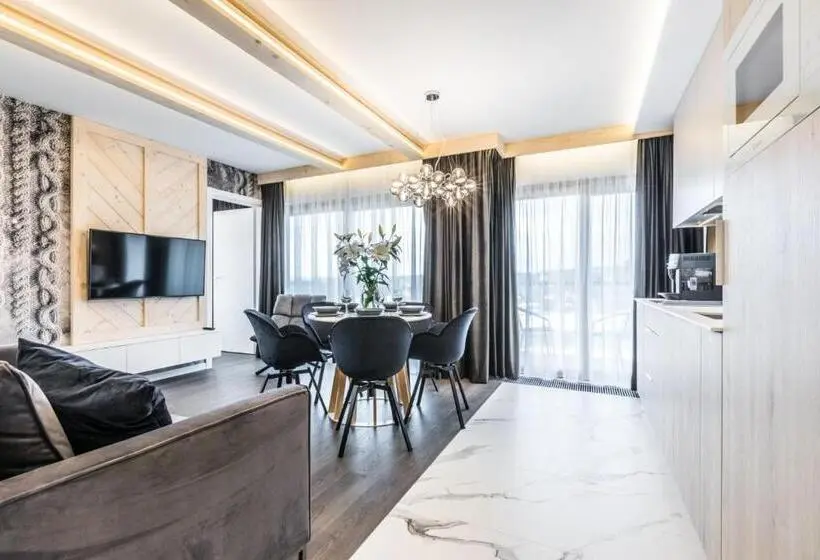 Huoneisto 2 Makuuhuonetta, Białka Residence Ski   100m Do Termy Bania Odkryj Białke