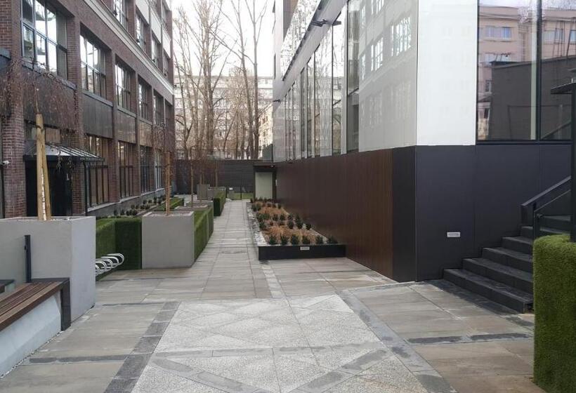 شقة غرفة واحدة مزودة بتراس, Aparthotel Pawia Deluxe